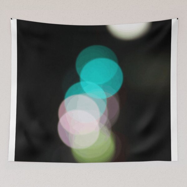 Item preview, Blue White Green Light Bokeh Effect designed and sold by Jangel Nolasco Garcia.