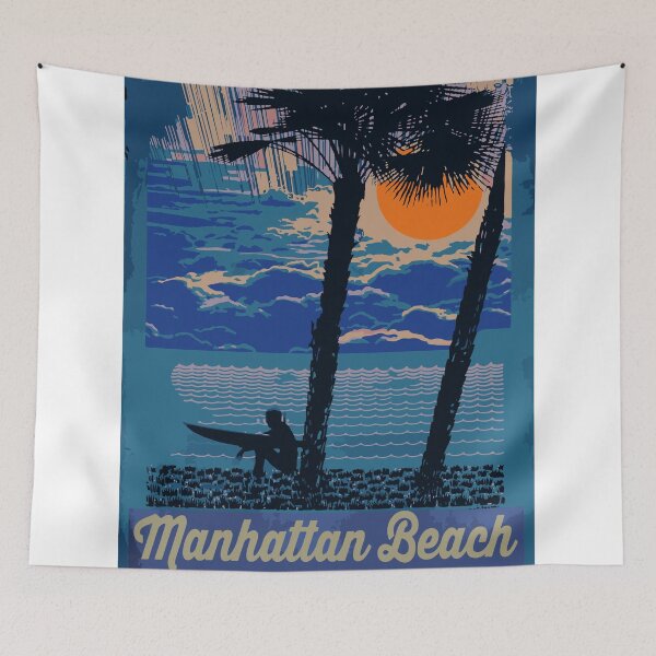 Item preview, Manhattan Beach California. designed and sold by America Roadside..