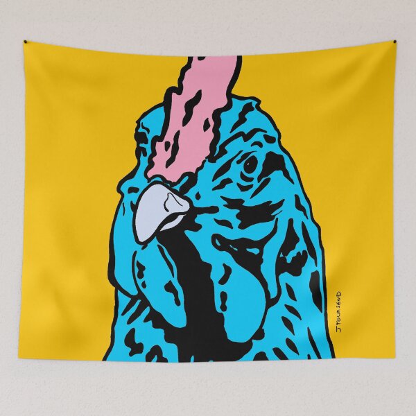 Item preview, Blue and Yellow Alberta Chicken. designed and sold by Jay Townsend.