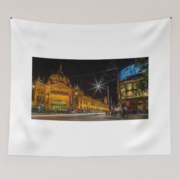 Item preview, Melbourne Flinders Street Station  designed and sold by susanzentay.