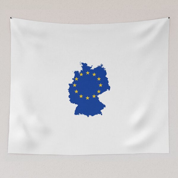 Item preview, European Union Flag Map of Germany designed and sold by abbeyz71.