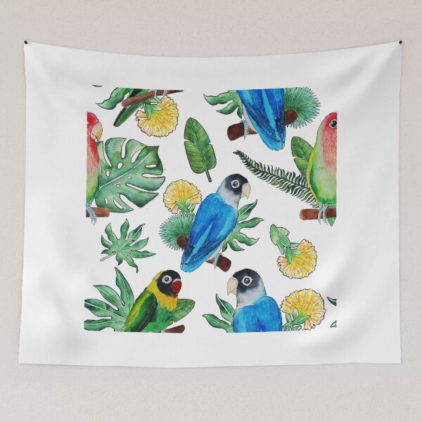 Item preview, Watercolor parrots designed and sold by MariaLetta.