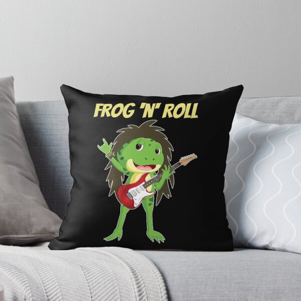 Item preview, Frog 'N' Roll Festival Toad Guitar Music Rock Heavy Metal designed and sold by DSWShirts.