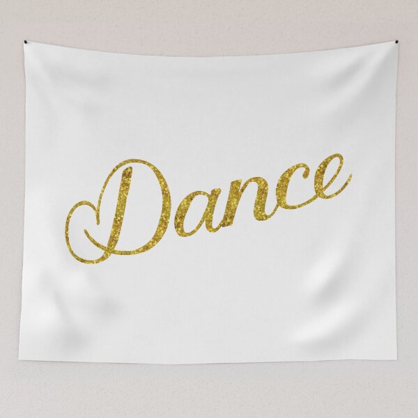 Item preview, Dance Gold Faux Foil Metallic Glitter Professional Quote  designed and sold by SilverSpiral.