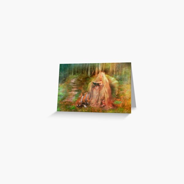 To Spin a Tale Greeting Card