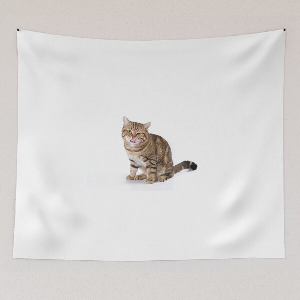 Item preview, The big red tabby cat with tongue designed and sold by utekhina.