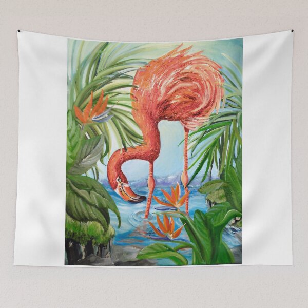 Item preview, Flamingo Beach Revisited designed and sold by Alma Lee.