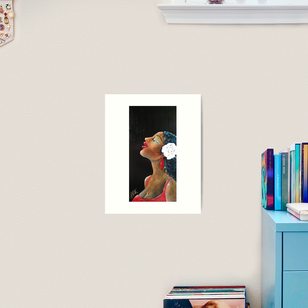 Lady Song Art Print