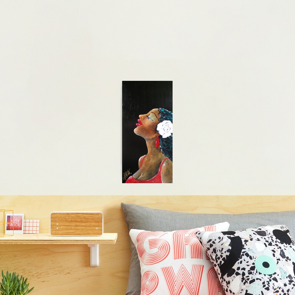 Lady Song Photographic Print