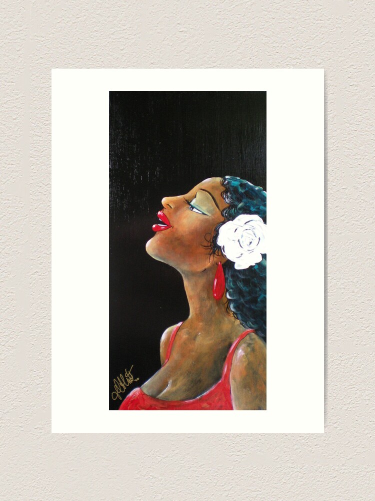Alternate view of Lady Song Art Print