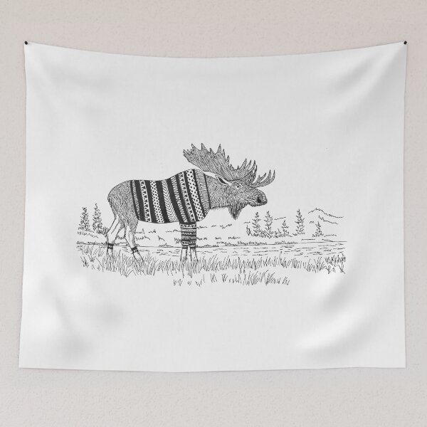 Item preview, Swedish Moose designed and sold by Anna Rosalie Sullivan.