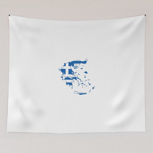 Item preview, Flag Map of Greece  designed and sold by abbeyz71.
