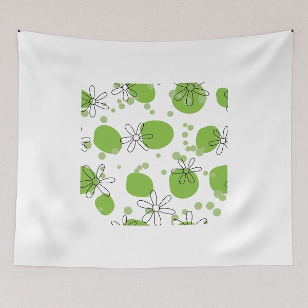 Item preview, flowers on green spots designed and sold by Marina Yuldasheva (Sterina).