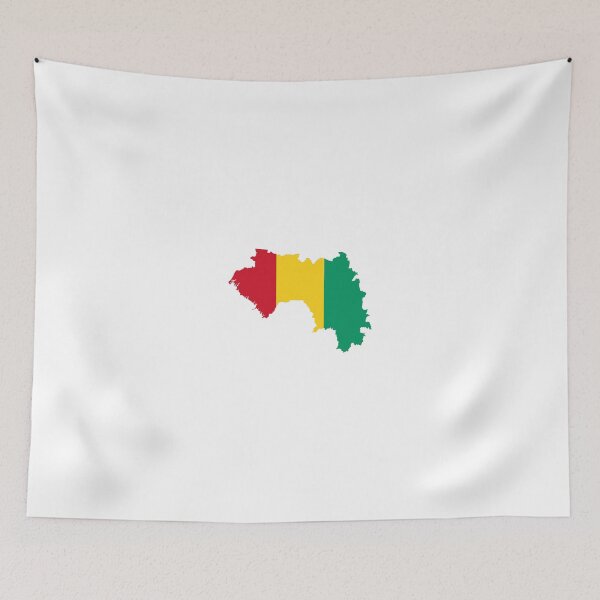 Item preview, Flag Map of Guinea  designed and sold by abbeyz71.