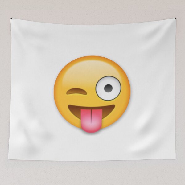 Item preview, Tongue Out Emoji designed and sold by morethanshirts.
