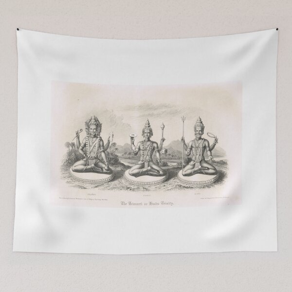 Item preview, The Trimurti or Hindu Trinity 3 forms designed and sold by artfromthepast.