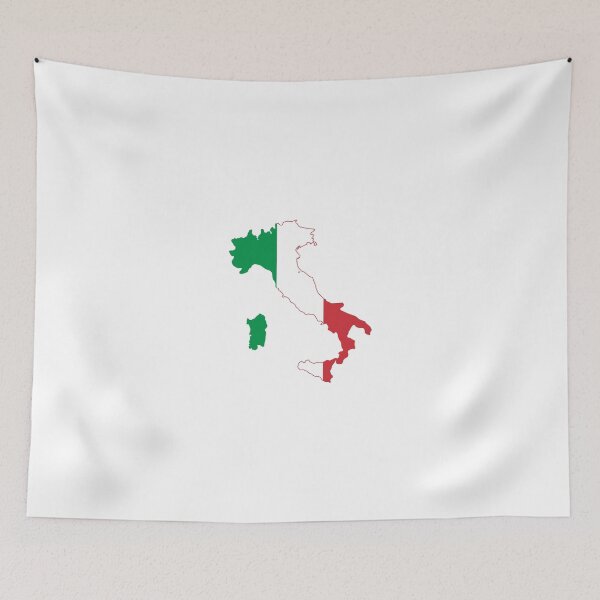 Item preview, Flag Map of Italy  designed and sold by abbeyz71.