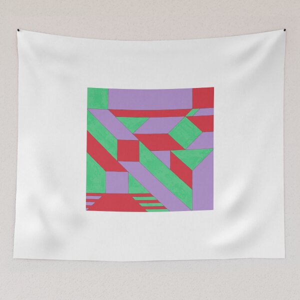 Item preview, Gestalt Red, Green & Purple designed and sold by LeChardonneret.