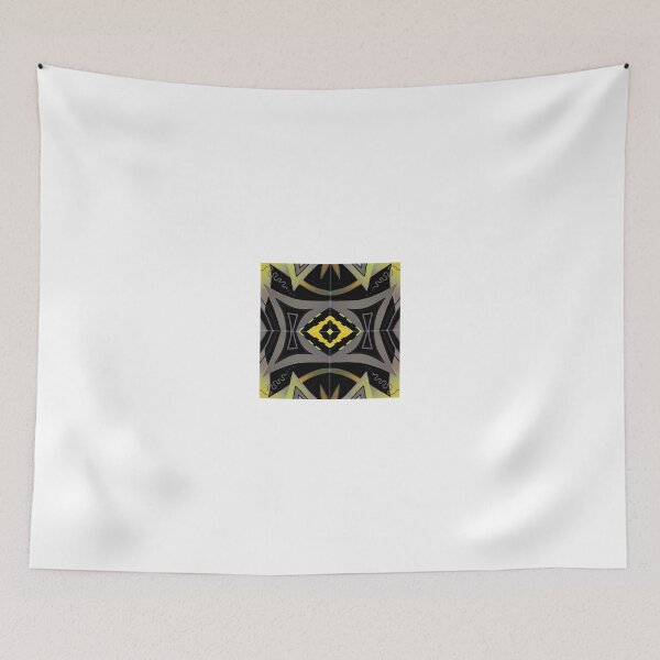 Item preview, Gray and yellow, abstract geometric, new pattern art designed and sold by ackelly4.