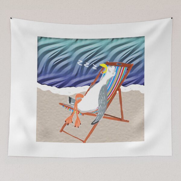Item preview, Seaside Nap designed and sold by pinkyjainpan.
