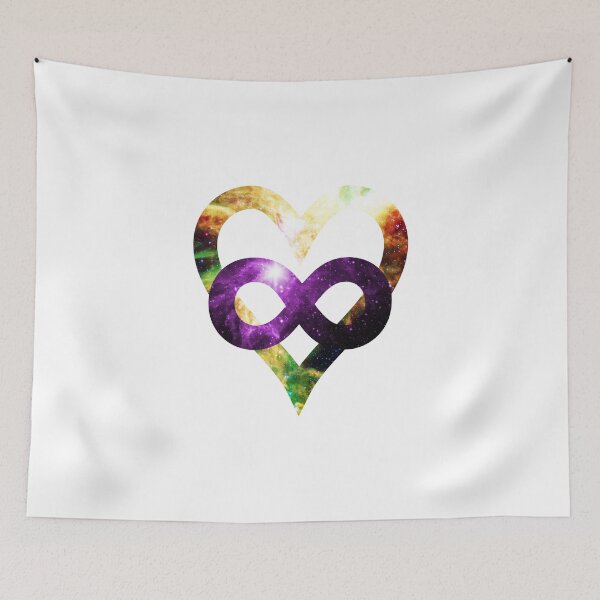 Item preview, Purple Tye Dye NGC-2264 2.0 | Polyamory Logo 2.0 | Team Poly Official Shirt designed and sold by SirDouglasFresh.