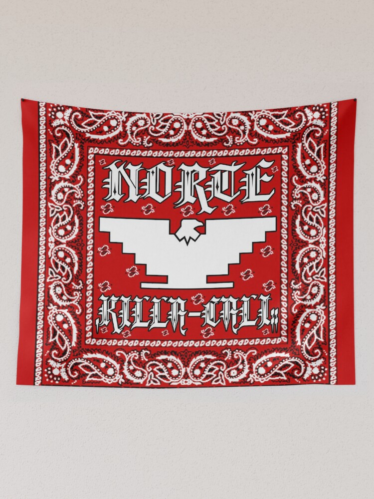Station binde bibel Norte Killa-Cali (Red Bandanna Design) " Tapestry for Sale by NorteCali |  Redbubble
