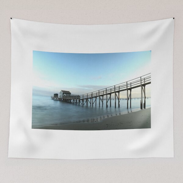 Item preview, Jetty with a boat house at Portsea designed and sold by susanzentay.