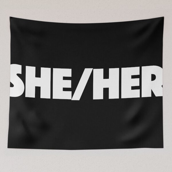 Item preview, She Her (Black) designed and sold by CistemFighter.