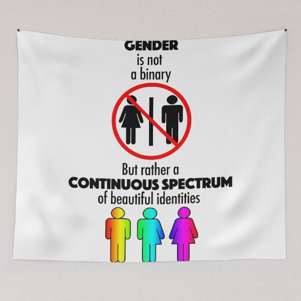 Item preview, Gender is not a binary but rather a Spectrum designed and sold by CistemFighter.