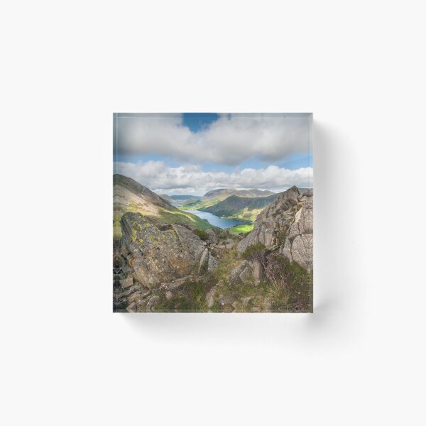 Item preview, Buttermere viewed from Haystacks Lake District Cumbria  designed and sold by eddiej.