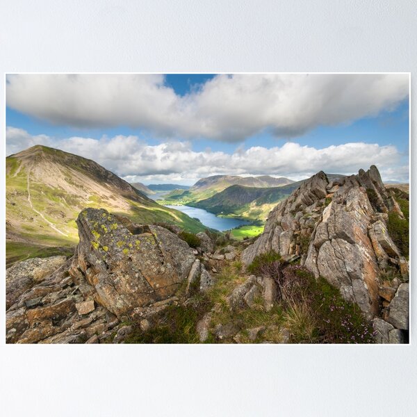 Item preview, Buttermere viewed from Haystacks Lake District Cumbria  designed and sold by eddiej.