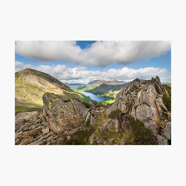 Item preview, Buttermere viewed from Haystacks Lake District Cumbria  designed and sold by eddiej.