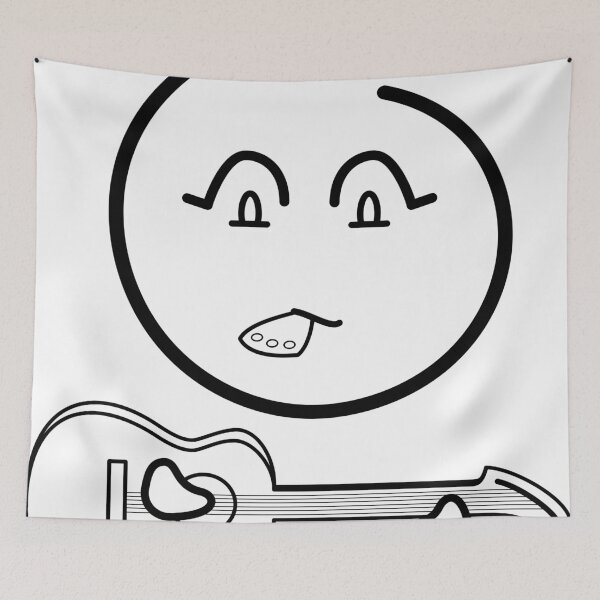 Item preview, smiley - guitar designed and sold by printgedoens.