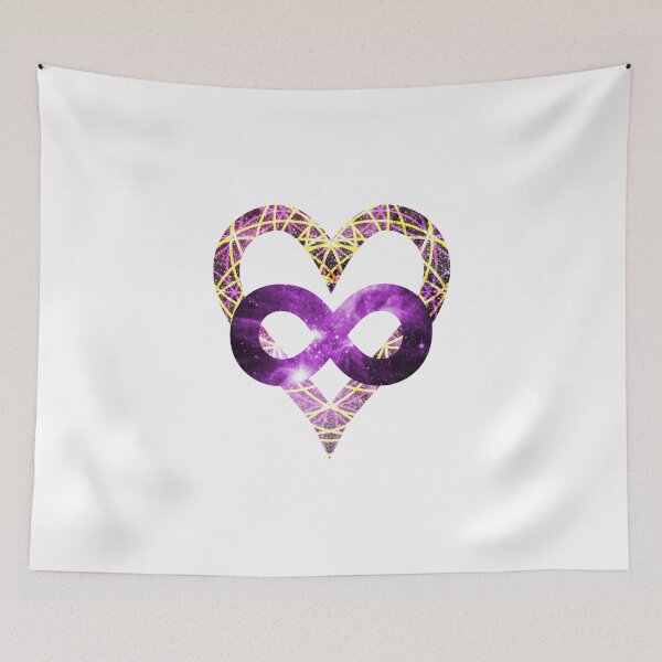 Item preview, Sacred Purple Heart | Polyamory Logo 2.0 | Team Poly Official Shirt designed and sold by SirDouglasFresh.