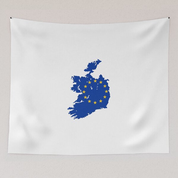 Item preview, European Union Flag Map of Ireland designed and sold by abbeyz71.