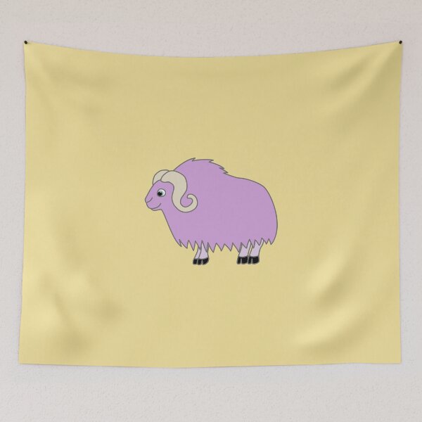 Item preview, Light Purple Buffalo with Horns designed and sold by Grifynne.