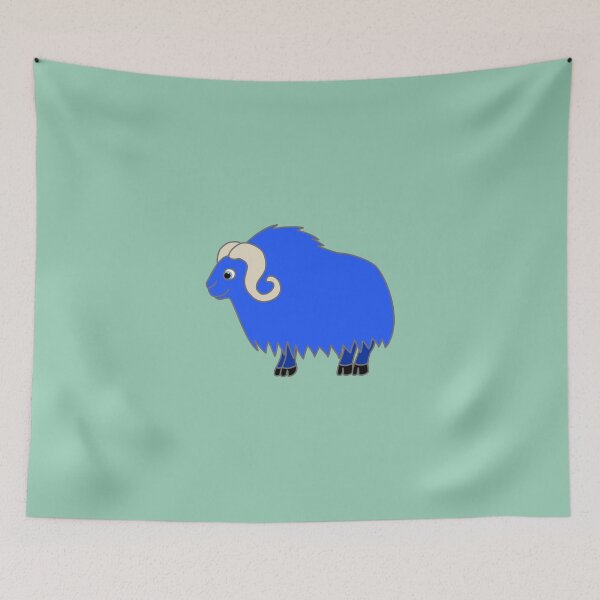 Item preview, Blue Buffalo with Horns designed and sold by Grifynne.