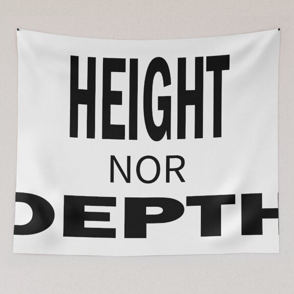 Item preview, Height nor Depth designed and sold by Nancy Scotch.