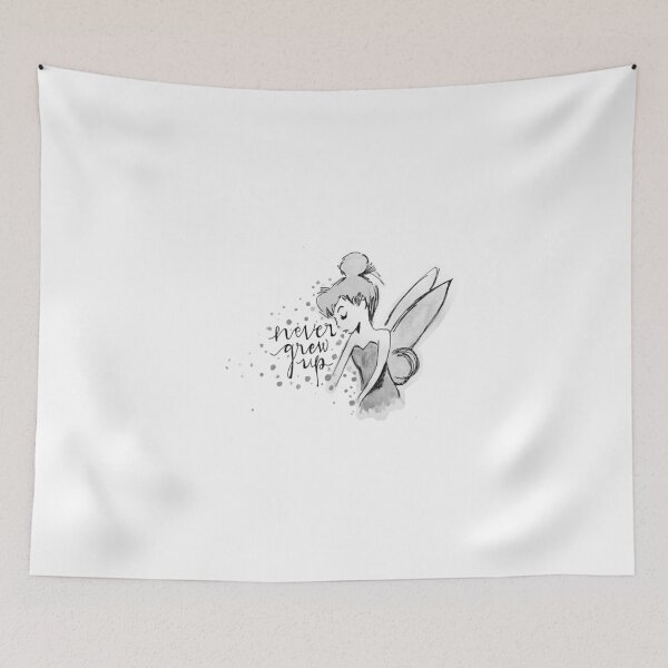 Item preview, Never Grew Up Tink BW designed and sold by Joey Lau.