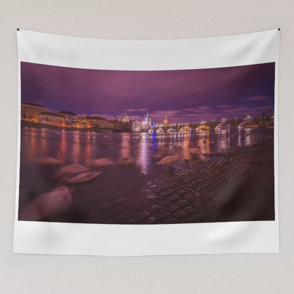 Item preview, Swans in Vltava river in Prague designed and sold by George Papapostolou.
