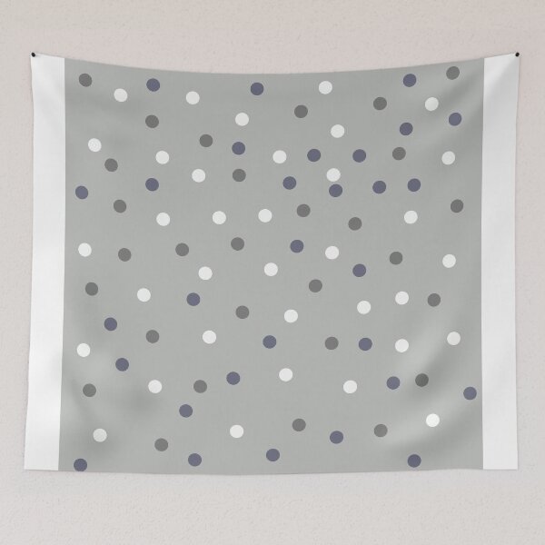 Item preview, polka dots on grey designed and sold by halfoften.