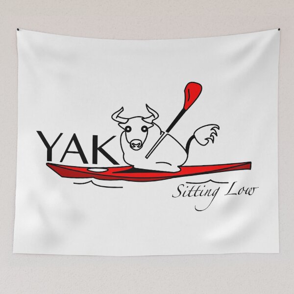 Item preview, Kayak - A Yak sitting low in a kayak designed and sold by offwhitelimo.