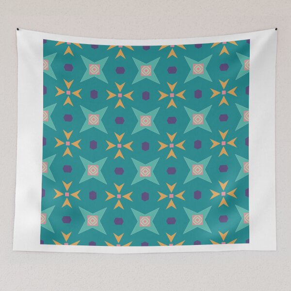 Item preview, Flowers and stars pattern designed and sold by lalylaura.