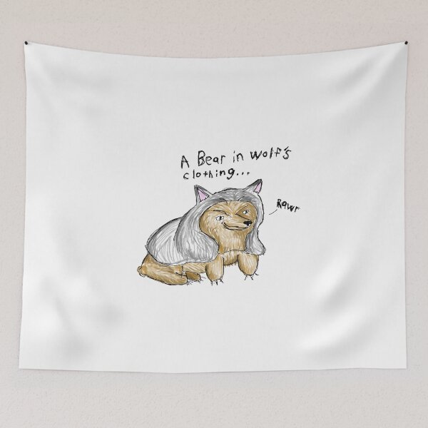 Item preview, A bear in wolf's clothing? designed and sold by narwhalwall.