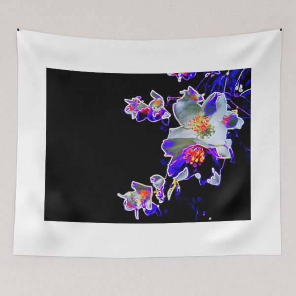 Item preview, White and Purple Neon Flowers designed and sold by faeriestar.
