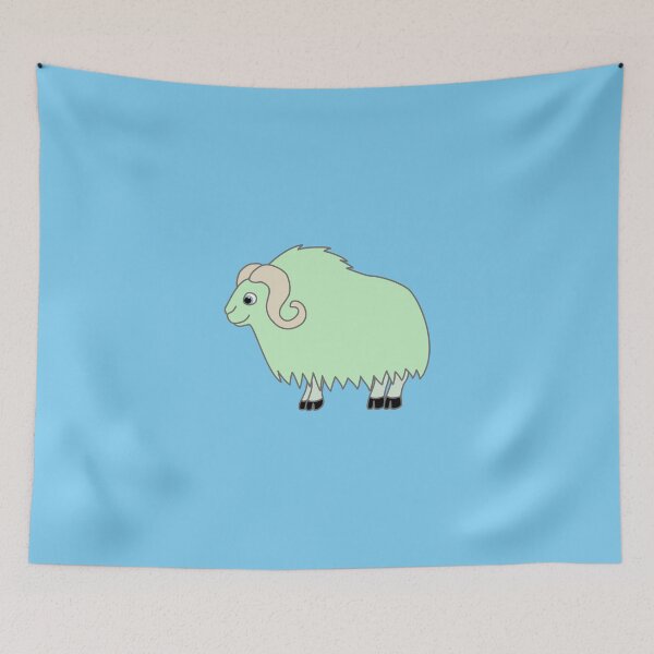 Item preview, Light Green Buffalo with Horns designed and sold by Grifynne.