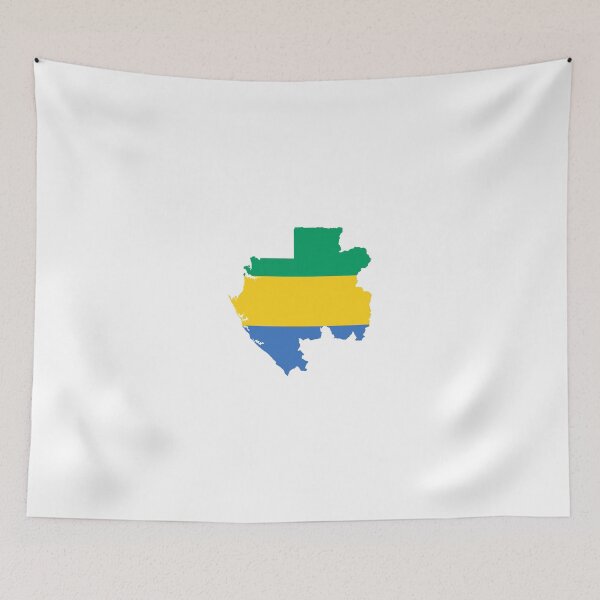 Item preview, Flag Map of Gabon designed and sold by abbeyz71.