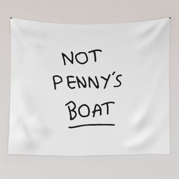 Item preview, Lost - Not Penny's Boat (text) designed and sold by Yithian.