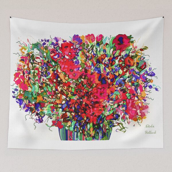 Item preview, Springs Flowers Abstract designed and sold by Natalie Holland.