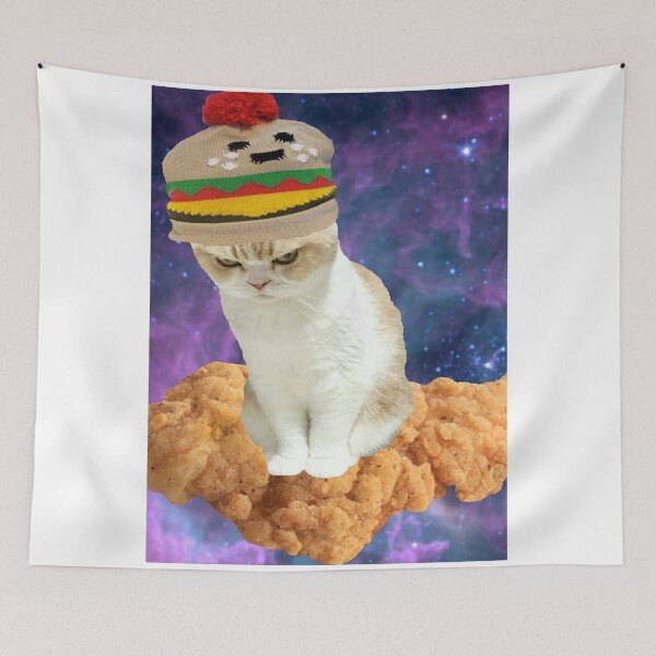 Item preview, chicken finger cat designed and sold by taco-elgato.